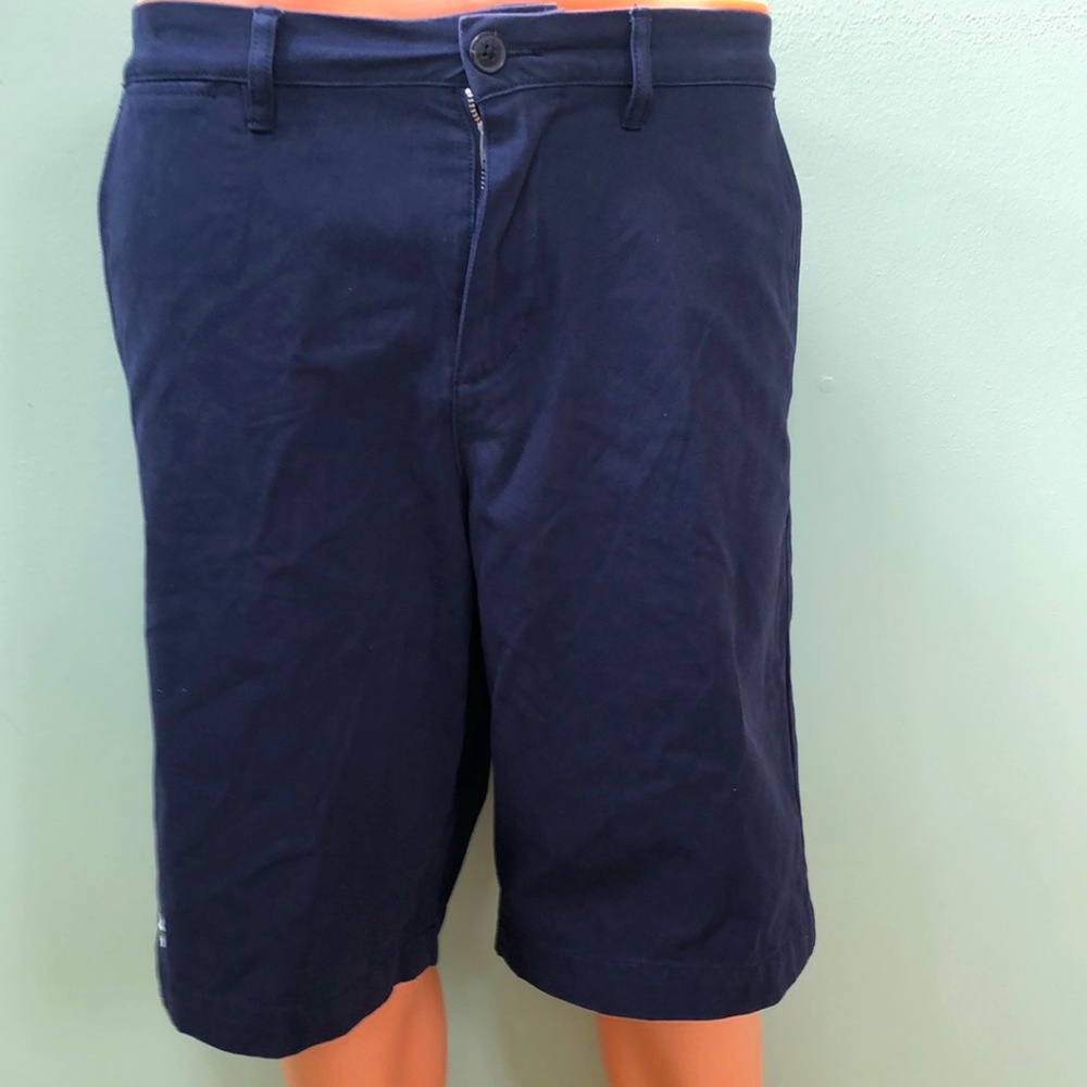 Lacoste Men's Navy Blue Bermuda Shorts Size 32